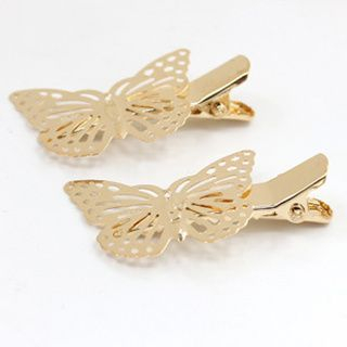 Cheermo Perforated Butterfly Hair Clip