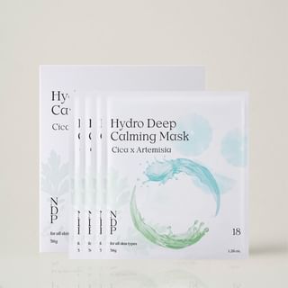 Ndp - Cica Artemisia Hydro Deep Calming Gel Mask Set 36G X 4 Sheets