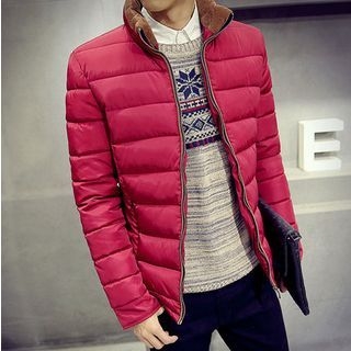 maxhomme Stand-collar Padded Jacket