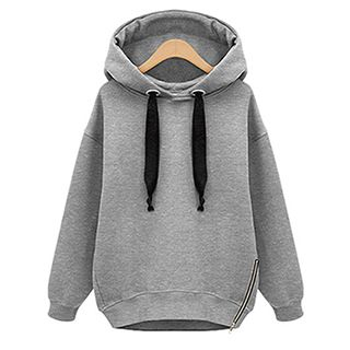 FURIFS Hooded Side Zip Sweatshirt