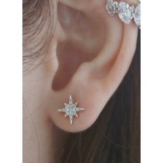 kitsch island Rhinestone Star Earrings