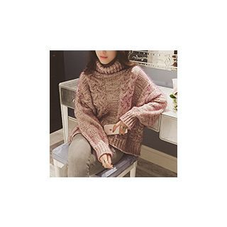 Sienne Turtleneck Cable Knit Sweater