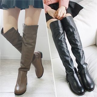 Reneve Two-Tone Tall Boots