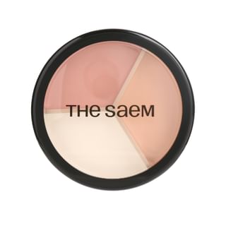 The Saem - Cover Perfection Triple Pot Concealer - 7 Types 2025 Version - #07 Pink Beige