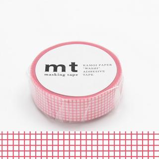 mt mt Masking Tape : mt 1P Grid Pink