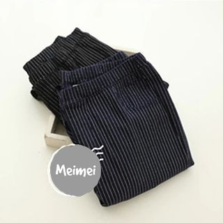 Meimei Striped Slim-Fit Pants