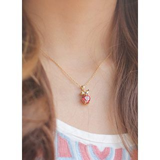 kitsch island Crystal Pendant Necklace