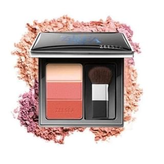 ZEESEA - 3 Color Concealer Blusher - 2 Colors #Vigour Orange - 5g
