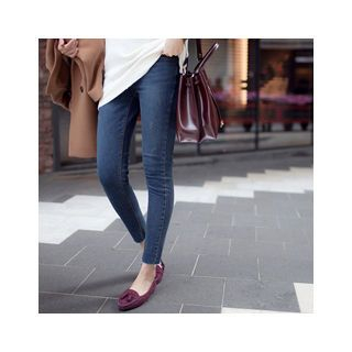 MASoeur Fray-Hem Skinny Jeans