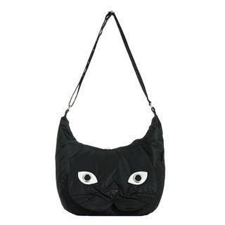 Cat Shoulder Bag (BK - L) Black - L Size