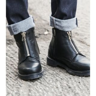 ABOKI Zip-Front Ankle Boots