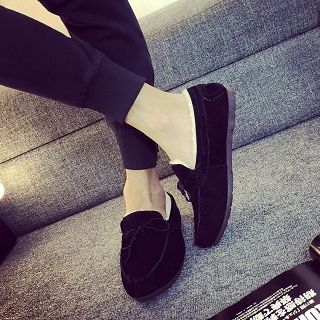 Solejoy Fleece-Lining Moccasins