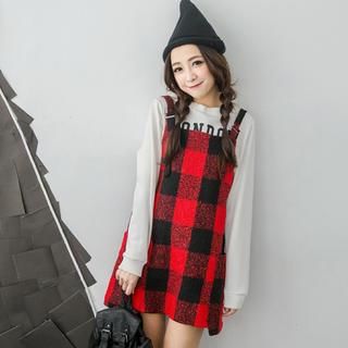 Tokyo Fashion Check Jumper Dress