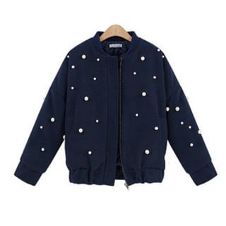 AGA Embellished Baseball Jacket