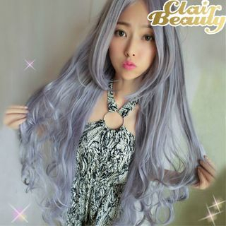 Clair Beauty Wavy Cosplay Wig Taro Purple - One Size