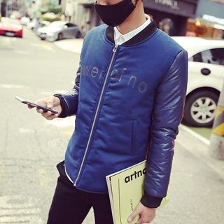 MEING Lettering Padded Jacket