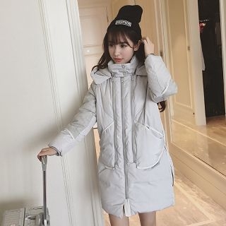 Colorful Shop Hooded Down Coat