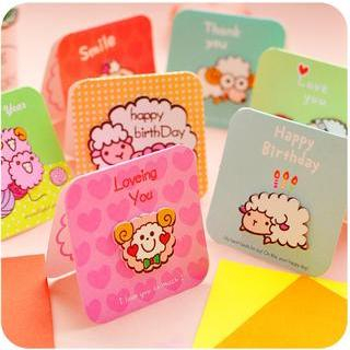 Momoi Sheep Greeting Card