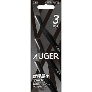 Kai - Auger Eyebrow Shaping Razor 3 Pcs