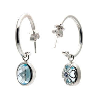 Bellini Blue Topaz Versatile Earrings