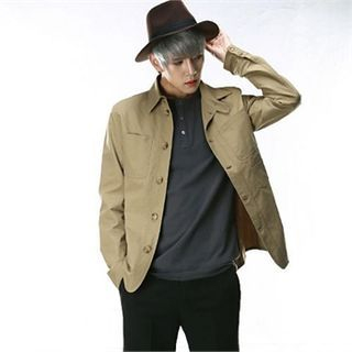 THE COVER Pocket-Front Buttoned Jacket