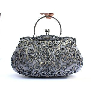Glam Cham Embroidered Beaded Handbag