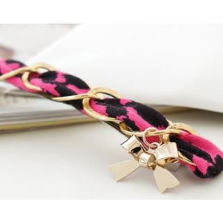 Fit-to-Kill Delicate Ribbon Hairpin - Pink Pink - One Size