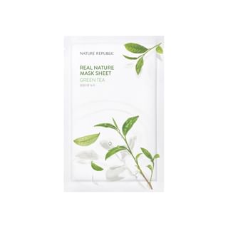 NATURE REPUBLIC - Real Nature Mask Sheet - 14 Types Green Tea