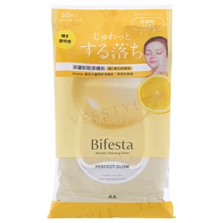 Mandom - Bifesta Micellar Cleansing Sheet Perfect Glow - 10 pcs