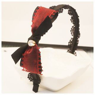 Miss Max Rhinestone Bow Hairband