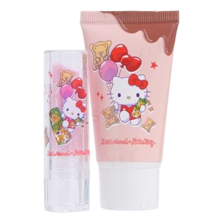 Crux - Sanrio Hello Kitty X Lotte Koala's March Lip & Hand Cream Gift Set 2 Pcs