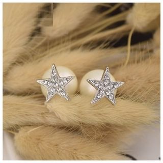Ciroki Rhinestone Star Earrings