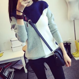 Fiori Color-Block Sweater
