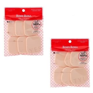 Chantilly - Rosy Rosa Make Up Sponge N Square Rectangle