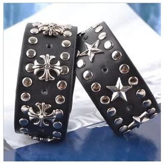 Trend Cool Studded Leather Bangle
