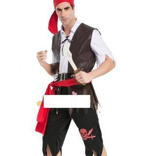 Cosgirl Couple Pirate Party Costume