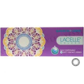 BAUSCH+LOMB - Lacelle 1 Day Lace Color Lens Frozen Grey 30 pcs P-4.75 (30 pcs)