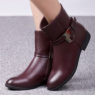 DUSTO Buckled Short Boots