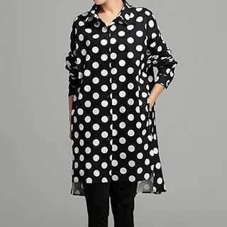 OnceFeel Dotted Long Shirt