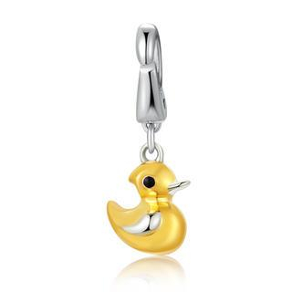 MBLife.com Left Right Accessory - 925 Sterling Silver Little Duck Charm