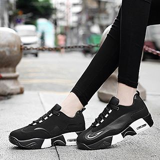 YAX Platform Color Block Sneakers