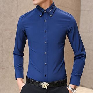 Besto Plain Long-Sleeve Shirt