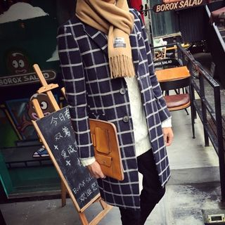 MEING Check Coat