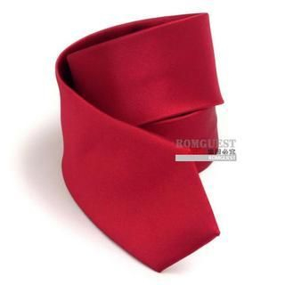 Romguest Slim Neck Tie Red - One Size