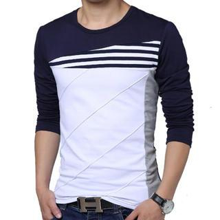 Gurun Vani Long-Sleeve Color-Block T-Shirt
