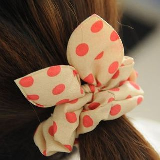 Seoul Young Printed Ear Accent Hair Tie