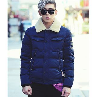 Bay Go Mall Fleece Collar Down Jacket