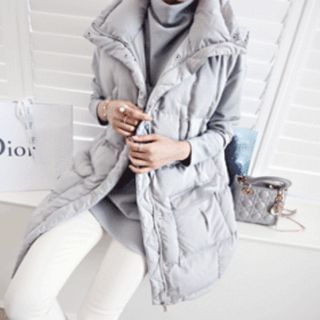 DAILY LOOK Padded Long Vest