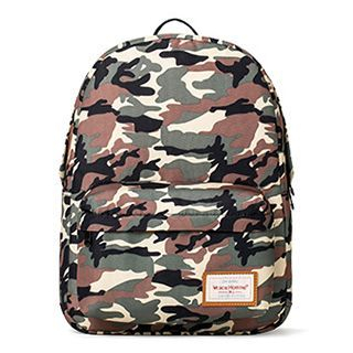 Mr.ace Homme Camouflage-Print Nylon Backpack