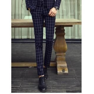 Bay Go Mall Check Trousers